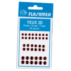 Yeux 3D Holographic Adhesive
