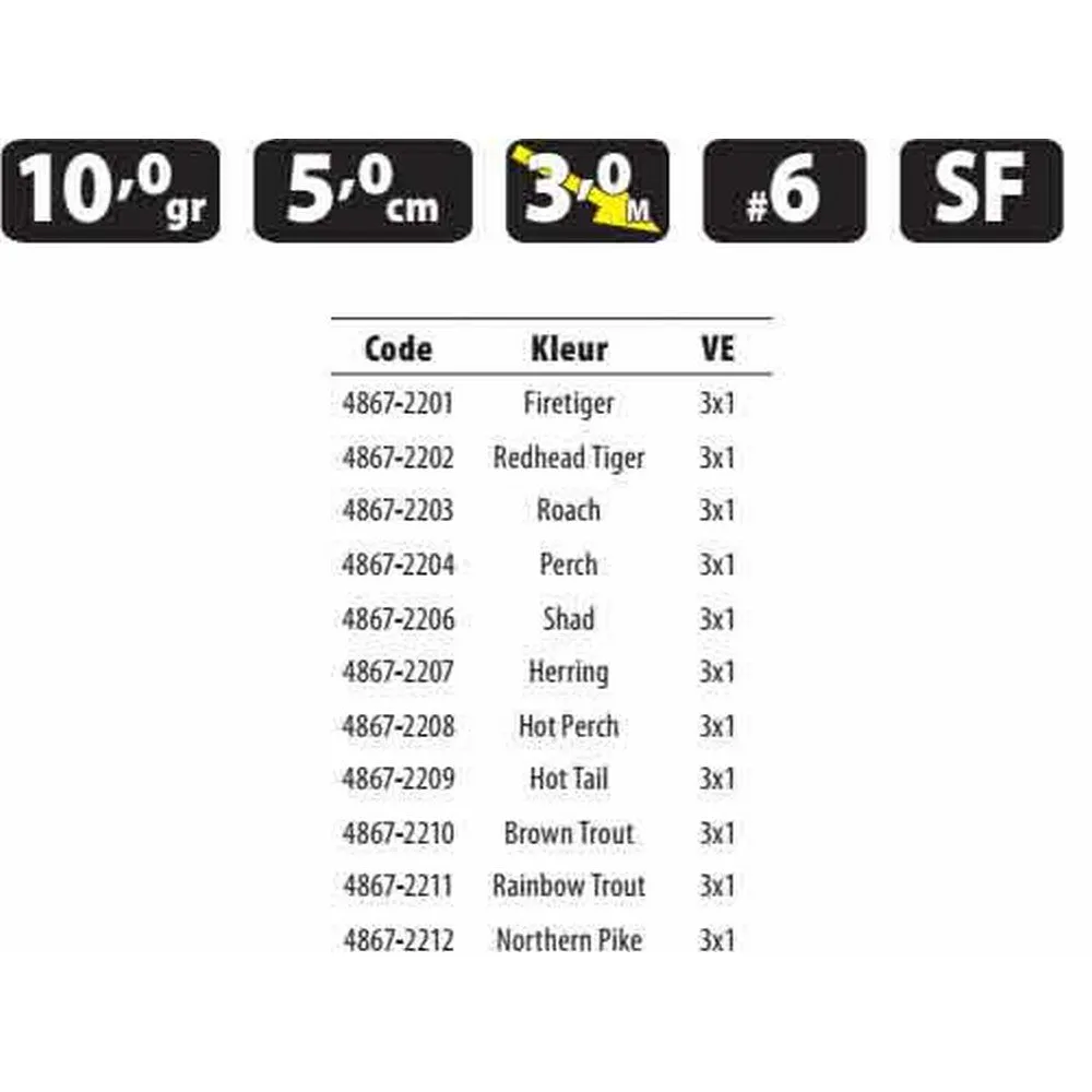 Spro Fat Iris CR Crankbait 50 Mm 11g - Image 3